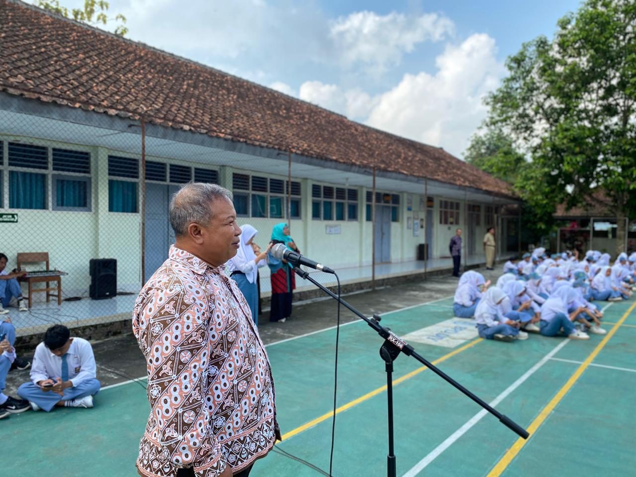 Tiga Paslon OSIS Sampaikan Orasi, Warga SMA N 1 Samigaluh Antusias Mengikuti