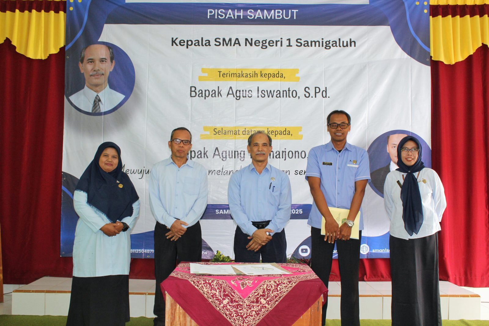 Pisah Sambut Kepala Sekolah SMA Negeri 1 Samigaluh